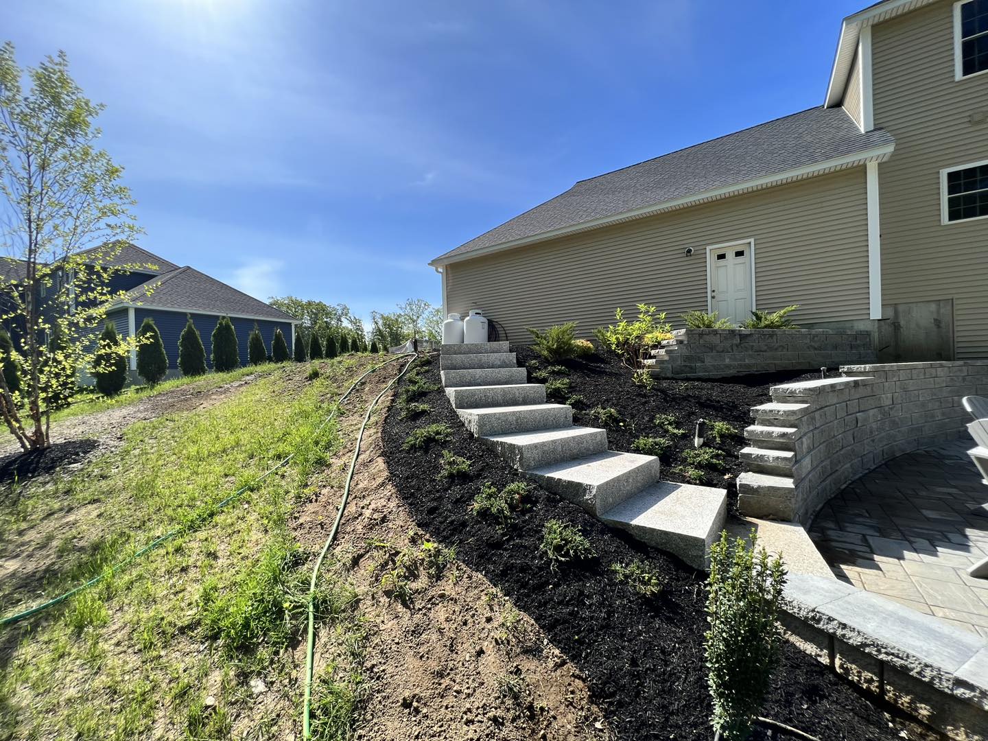 Catacchio Property Maintenance Oxford MA Central MA Concrete Stair Design & Installation